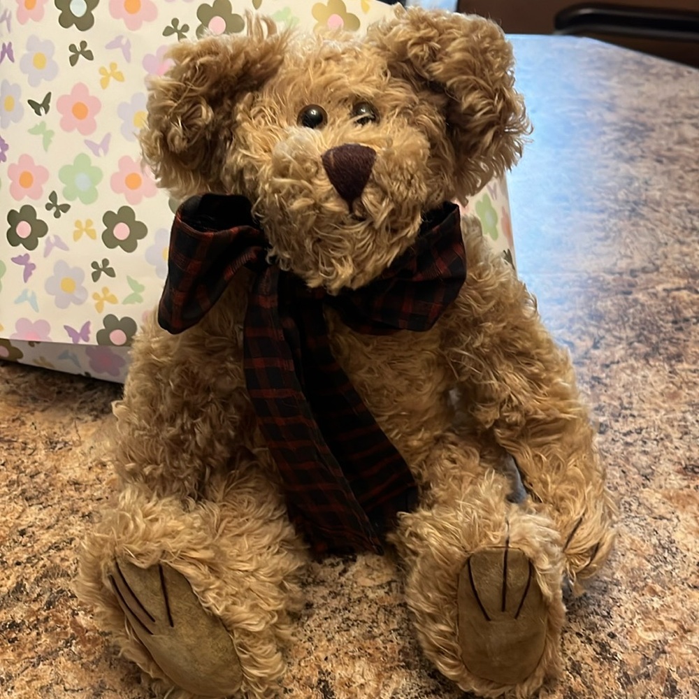 Boyds Bears Mohair Bear Uncle Gus Limited Edition Plush 12 Inch Stuffed Animal